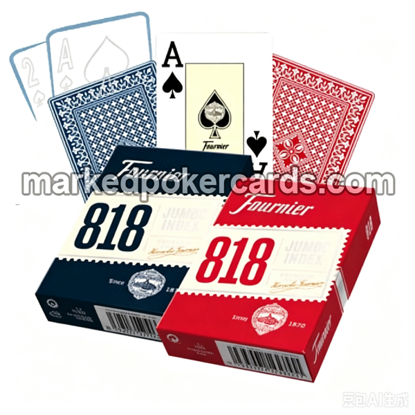 Truques de trapaça para cartas de jogar Fournier 818