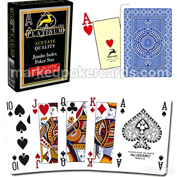Cartas de jogar espião Modiano Platinum