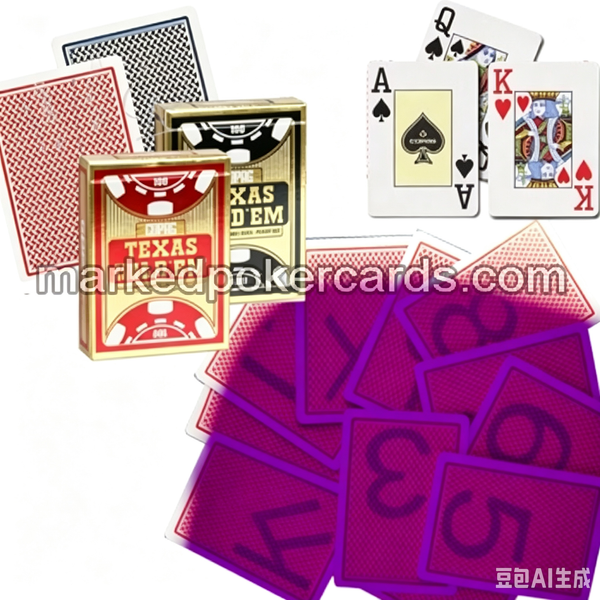 Cartas marcadas luminosas Copag Texas Holdem