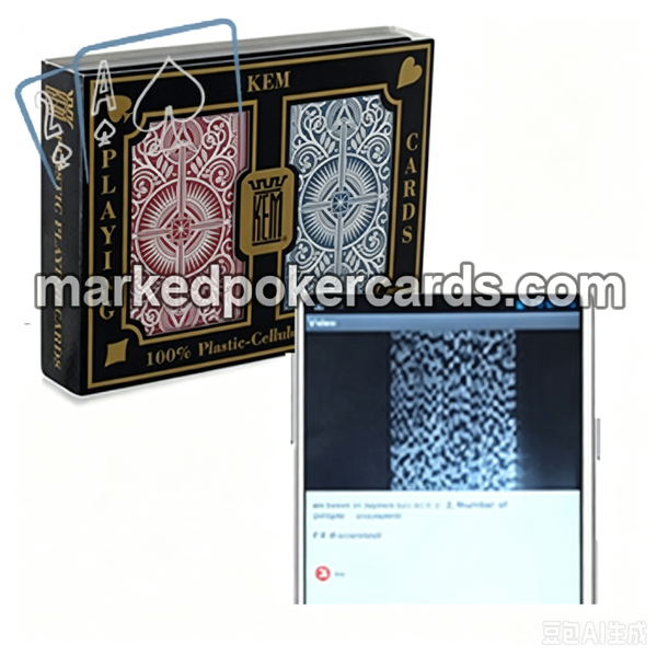 Cartões marcados com código de barras KEM Arrow