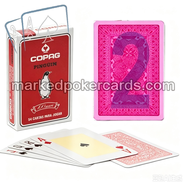 Cartas de pôquer com tinta luminosa Copag Penguin