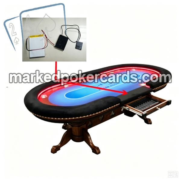 Câmera de trapaça para cartas de baralho de mesa de pôquer
