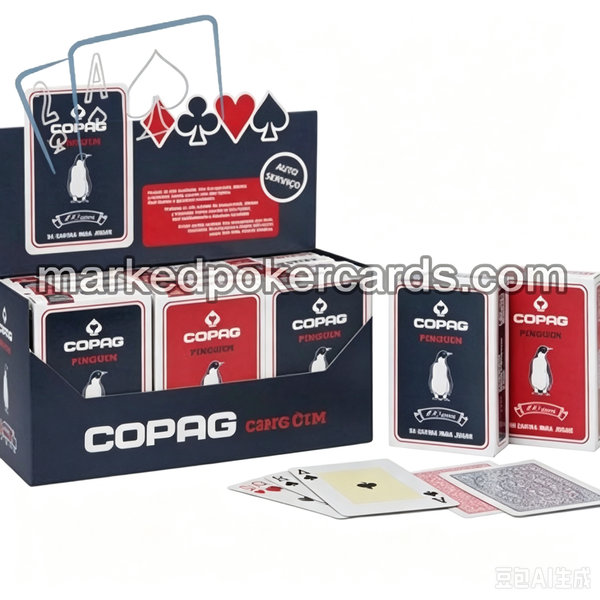 Cartas de pôquer com tinta luminosa Copag Penguin