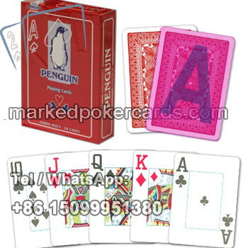 Copag Penguin luminous ink marked cards